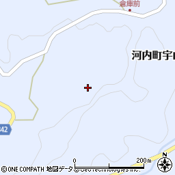 広島県東広島市河内町宇山1609周辺の地図