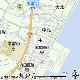 兵庫県淡路市久留麻中北2438周辺の地図