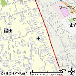 大阪府堺市中区福田313周辺の地図