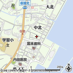 兵庫県淡路市久留麻中北2424周辺の地図
