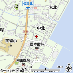 兵庫県淡路市久留麻中北2439周辺の地図