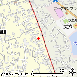 大阪府堺市中区福田86周辺の地図