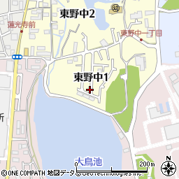 東野第3公園周辺の地図