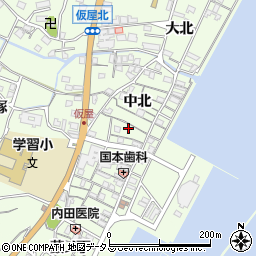 兵庫県淡路市久留麻中北2426周辺の地図