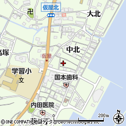 兵庫県淡路市久留麻中北2437周辺の地図