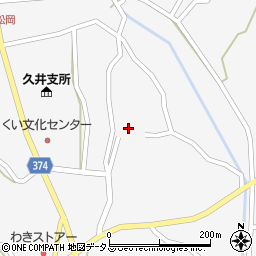広島県三原市久井町和草604周辺の地図