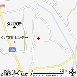 三原市役所　久井地域情報センター周辺の地図