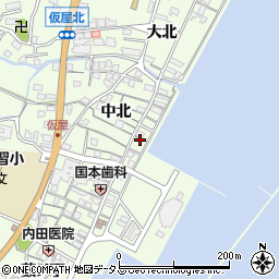 兵庫県淡路市久留麻中北2382周辺の地図