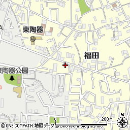 大阪府堺市中区福田323周辺の地図