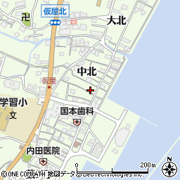 兵庫県淡路市久留麻中北2419周辺の地図