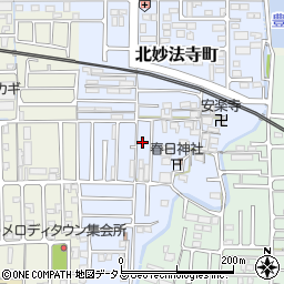奈良県橿原市北妙法寺町31周辺の地図