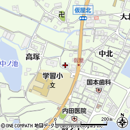 兵庫県淡路市久留麻高塚1781周辺の地図