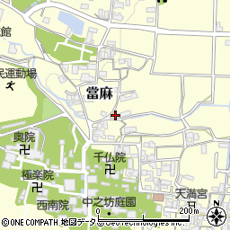 奈良県葛城市當麻840周辺の地図