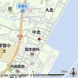 兵庫県淡路市久留麻中北2398周辺の地図
