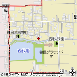 奈良県大和高田市野口651周辺の地図