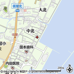 兵庫県淡路市久留麻中北2396-2周辺の地図