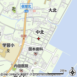 兵庫県淡路市久留麻中北2417周辺の地図