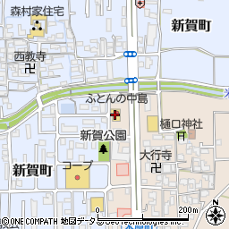 ふとんの中島橿原店周辺の地図