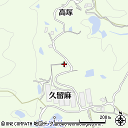 兵庫県淡路市久留麻高塚1490周辺の地図
