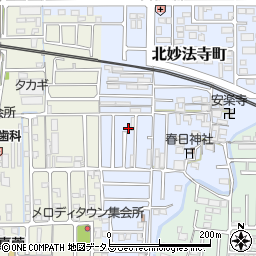 奈良県橿原市北妙法寺町26-18周辺の地図