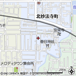 奈良県橿原市北妙法寺町31-5周辺の地図