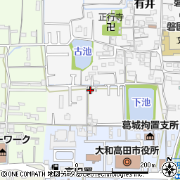 奈良県大和高田市有井215周辺の地図