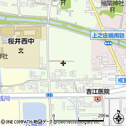 奈良県桜井市東新堂148周辺の地図