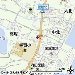 兵庫県淡路市久留麻高塚1787周辺の地図