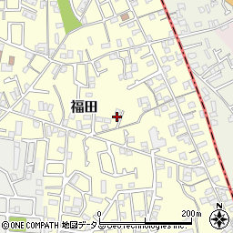 大阪府堺市中区福田319周辺の地図