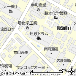 大阪府泉大津市臨海町周辺の地図