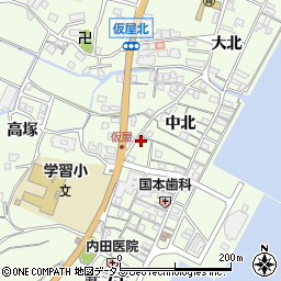 兵庫県淡路市久留麻中北2433周辺の地図