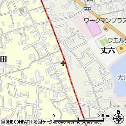 大阪府堺市中区福田84周辺の地図
