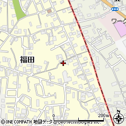 大阪府堺市中区福田318周辺の地図