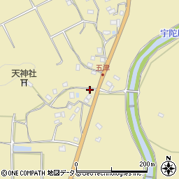 奈良県宇陀市大宇陀五津759-1周辺の地図