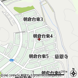 奈良県桜井市朝倉台東4丁目周辺の地図