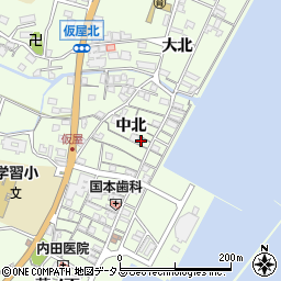 兵庫県淡路市久留麻中北2393周辺の地図