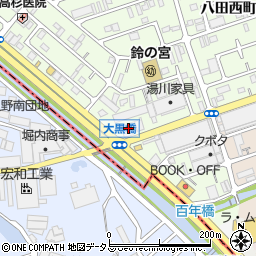 八田工業周辺の地図