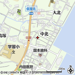 兵庫県淡路市久留麻中北2412周辺の地図