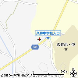 広島県三原市久井町和草2823周辺の地図