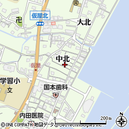 兵庫県淡路市久留麻中北2391周辺の地図
