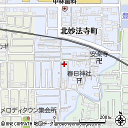 奈良県橿原市北妙法寺町31-7周辺の地図