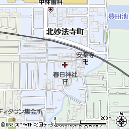 奈良県橿原市北妙法寺町178周辺の地図