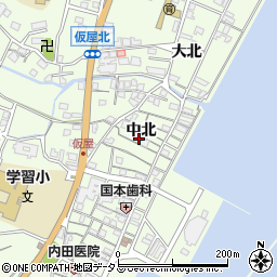 兵庫県淡路市久留麻中北2390-1周辺の地図