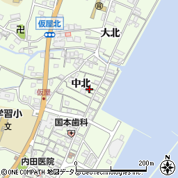 兵庫県淡路市久留麻中北2383-1周辺の地図