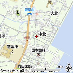 兵庫県淡路市久留麻中北2404周辺の地図