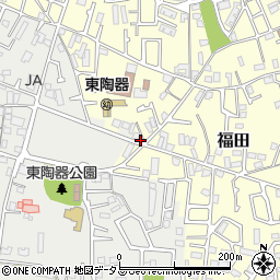 大阪府堺市中区福田342周辺の地図