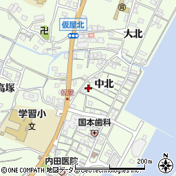 兵庫県淡路市久留麻中北2405周辺の地図