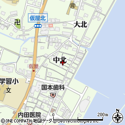 兵庫県淡路市久留麻中北2384周辺の地図