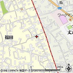 大阪府堺市中区福田315周辺の地図