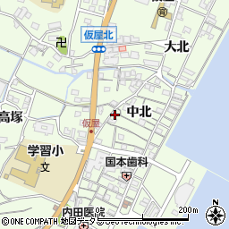 兵庫県淡路市久留麻中北2409周辺の地図